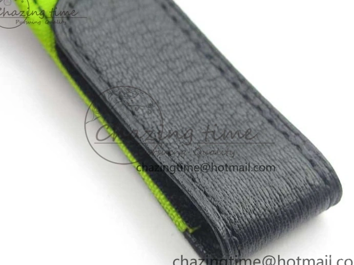 Green Dial Daytona Edition Carbon Strap WWF A7750 Best Black Nylon Green On V2 DIW 1103